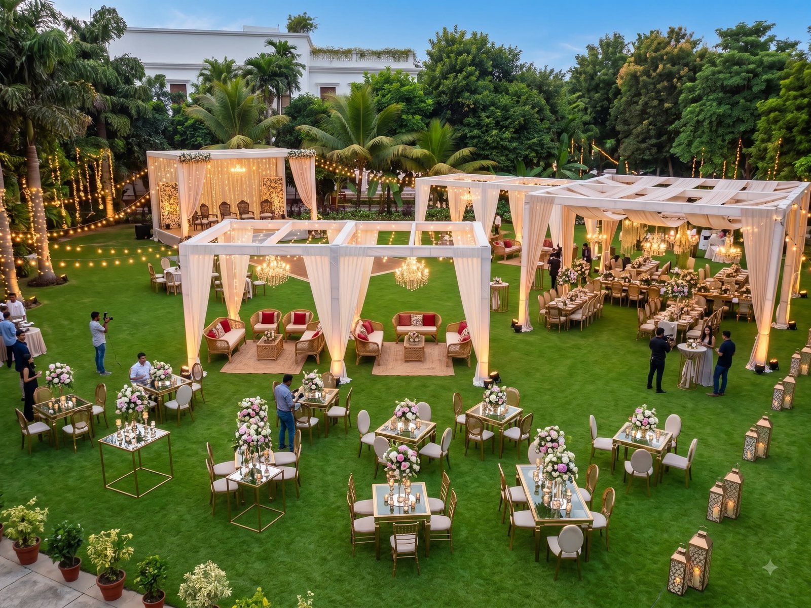 Mini lawn event at Bulbul Event Spaces